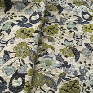 Tela de sofá tejida transpirable Jacquard de chenilla de poliéster ecológico de fábrica India 2025 para textiles para el hogar y venta al por mayor - Product Image 1