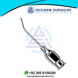 Cánula de irrigación del núcleo Thurmond y retractor de iris, Apertura frontal suave punta curva hacia abajo calibre 19 - Product Image 2