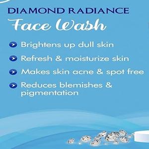 Limpiador Facial Iluminador Diamond Radiance de Marca Privada al por Mayor con Polvo de Diamante, Limpiador Facial de Limpieza Profunda para Venta al por Mayor - Product Image 3