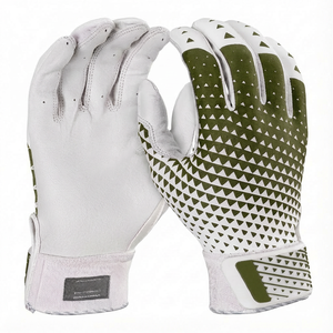 Guantes de Bateo de Béisbol de Cuero con Impresión de Logotipo y Colores Personalizables, Precio al por Mayor, Transpirables, MOQ Bajo, Guantes de Bateo de Softbol - Product Image 2