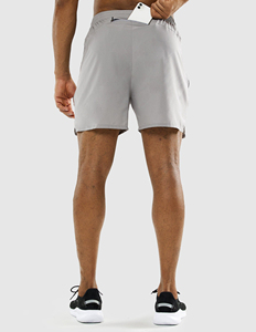 Pantalones cortos de entrenamiento de malla OEM, pantalones cortos ultraligeros para correr para hombre, pantalones cortos de secado rápido para entrenamiento de gimnasia, deportes, bolsillos sólidos transpirables - Product Image 2