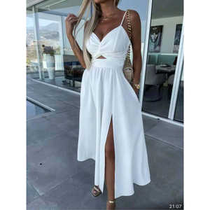 Vestido de Noche con Tirantes, Elegante y Femenino - Product Image 1