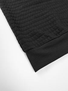 Sweat à capuche décontracté pour hommes de haute qualité personnalisé 100% coton sweat à fermeture éclair couleur contrastante épissage caractère impression poches - Product Image 6