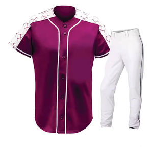 Uniforme de Béisbol Transpirable para Hombre, Diseño Personalizado Sublimado, Uniforme de Béisbol y Sóftbol con Botones para Jóvenes y Adultos, Logotipo Personalizado - Product Image 5