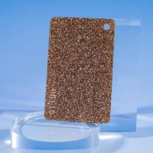 แผ่นอะคริลิคสีเงินกลิตเตอร์ขนาด 1/8 นิ้ว ตัดด้วยเลเซอร์ พร้อมบริการตัด - Product Image 6