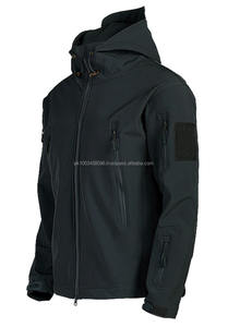 Veste Softshell avec capuche, veste imperméable, vestes doublées, randonnée en plein air - Product Image 4
