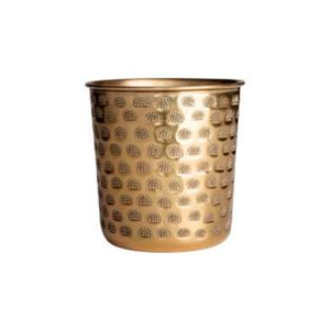 Hielera de Latón con Diseño Grabado para Champán, Enfriador de Vino y Cerveza para Mesa, Cubitera Dorada - Product Image 4