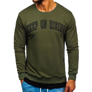 Sudaderas de Cuello Redondo para Hombre de Alta Calidad, con Estampado Personalizado, Otoño, Ecológicas, Antiarrugas, Sudadera con Capucha y Sudadera - Product Image 1