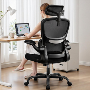 Silla de Oficina Ergonómica de Respaldo Alto con Soporte Lumbar y Reposacabezas Ajustable - Product Image 5