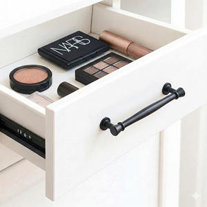 Manijas Modernas de Aleación de Zinc Negro Mate para Gabinetes de Cocina, Tiradores para Cajones, Herrajes para Puertas de Armarios y Alacenas, para Decoración del Hogar - Product Image 5