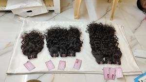 Natural Raw Straight Wavy Curly <b>Human</b> <b>Hair</b> Bundles Indian Remy <b>Hair</b> Bundles Raw Virgin <b>Human</b> Indian Temple Cuticle Aligned <b>Hair</b> - Product Image 3