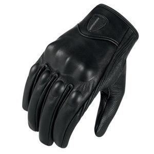 Gants de moto en cuir unisexes personnalisés, doigts entiers, écran tactile, fermeture à boucle et crochet, été, hiver, motocross, course - Product Image 1