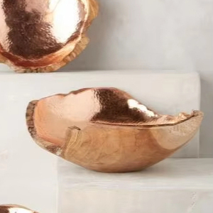 Bol à chocolat en métal finition miroir pour présentoirs de fête élégants Centre de table de service de bonbons et événements d'hôtel ou de restauration - Product Image 5