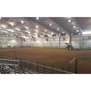 Construction rapide pré assemblage poutres lumière i colonne conception acier encadré kits simple largeur arena hangar à chevaux - Product Image 4