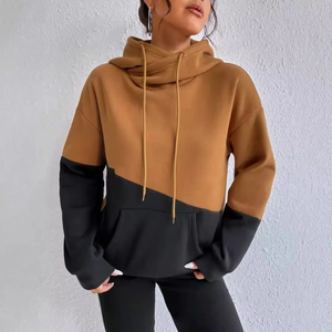 2025 nueva llegada Color a juego mujeres sudaderas con capucha suelta Casual Sudadera con capucha para mujeres Otoño Invierno extra pesado Essentials Sudadera con capucha - Product Image 5