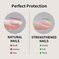 Gel Constructeur Auto-Nivelant Sans Chaleur R.S. Nail, Gel Dur Transparent pour Renforcer les Ongles, Gel de Construction Marque Privée