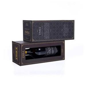 Spalline rotonde per <span class=keywords><strong>la</strong></span> presentazione dei vini per trasporto aereo da viaggio trasparente in plastica rigida con base Laser scatola per vino in legno - Product Image 6