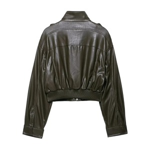 แจ็กเก็ตหนังแท้สำหรับผู้หญิงเสื้อแจ็คเก็ตหนังแท้แบบพรีเมี่ยมสำหรับฤดูหนาว - Product Image 2