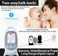 Monitor para Bebés X6 con Sonidos de Cuna, Intercomunicador y Cámara para Cuidado Infantil