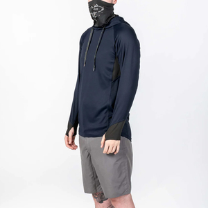 Últimas sudaderas con capucha de pesca de secado rápido impermeables de talla grande para hombres de moda nueva llegada 100% poliéster suave transpirable al aire libre - Product Image 3