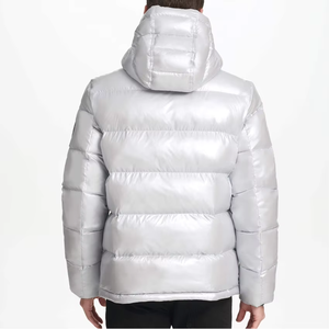 Chaqueta de Plumón para Hombre con Capucha, Estilo OEM, Venta Caliente, Personalizable, Transpirable - Product Image 3