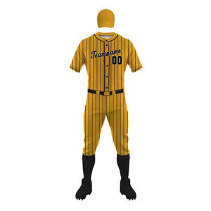 Conjunto de Uniforme de Béisbol Profesional con Botones, Ropa Deportiva Transpirable de Poliéster, Calidad Premium - Product Image 1