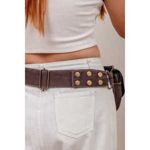 Nouveau sac de taille en cuir véritable fait à la main classique avec ceinture réglable Unique Western Festival Fanny Pack Hip taille cuisse sacs - Product Image 4