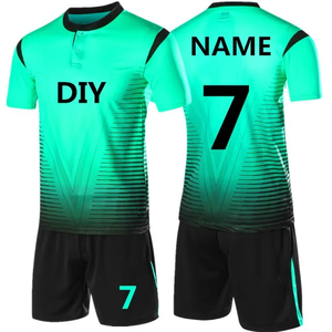 Conjunto de uniformes de fútbol de la mejor calidad, camiseta de fútbol deportiva de sublimación, camiseta de manga corta de fútbol - Product Image 1