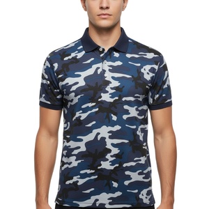 เสื้อโปโลพิมพ์ลายแบบซับลิเมชั่น โพลีเอสเตอร์ผสมสแปนเด็กซ์ ยืดได้สี่ทิศทาง ทรงเข้ารูป แห้งเร็ว คุณภาพสูง ราคาขายส่ง - Product Image 1