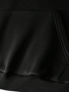 Sudadera con capucha de lana de algodón de 450GSM al por mayor para hombre diseño de logotipo impreso personalizado DTF para invierno - Product Image 6