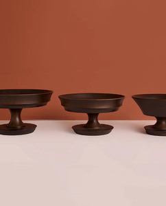 Frutero de madera de acacia natural decorativo hecho a mano de buena calidad a granel al por mayor pedestal asequible - Product Image 5