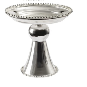 Metal and <b>Glass</b> <b>Cake</b> <b>Stand</b> for Wedding Party New Year & Christmas Celebrations Rounded Fruit Serving Table Wedding Celebration - Product Image 5