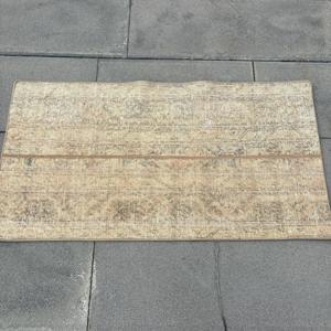 Tapis de 1,8 x 3,3 pieds, petit tapis turc, tapis oriental brun - Product Image 3