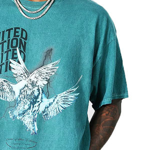 Camisetas Extra Grandes para Hombre de Diseño Personalizado, Alta Calidad, 100% Algodón Peinado, Transpirables, de Secado Rápido, Ecológicas, Casuales, Talla Personalizada - Product Image 6