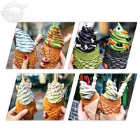 Machine à cornets de crème glacée Taiyaki Jinchin, 4 cornets par lot, chauffage indépendant double face, revêtement antiadhésif, contrôle de la température 5C