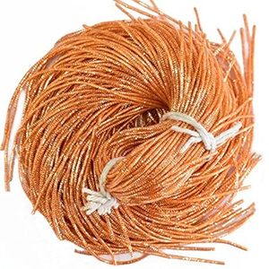 Matériel de broderie Zardozi, fil de bullion Nakshi pour bijoux et broderie, couleur bordeaux 1 mm (100 grammes) - Product Image 5