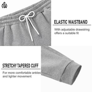 กางเกงวิ่งขายาวสำหรับผู้ชายกางเกงวอร์มสีพื้นสำหรับใส่วิ่งขนาดพลัสไซส์ออกแบบได้ตามที่ต้องการ - Product Image 6