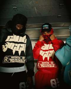 Fabricants de sweats à capuche sweat à capuche impression bouffante personnalisé logo hommes coton Streetwear 400 Gsm poids lourd recadrée ourlet brut sweats à capuche - Product Image 5