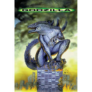 For Godzilla Simple Style Digital Printing Postcard for Valentin - Product Image 1