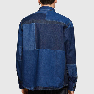 2025 personnalisé meilleur Design hommes Denim chemise mode vêtements 100% coton marque privée hommes Denim chemise taille régulière Vintage chemise - Product Image 2