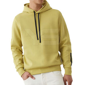 Pull à capuche personnalisé en polaire Sweat à capuche à manches longues en jacquard Sweat à capuche élégant en coton avec poche pour hommes - Product Image 6