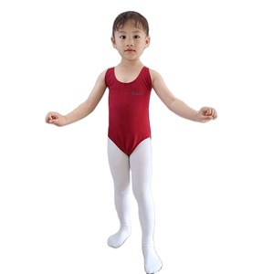 Vente en gros de justaucorps de ballet en coton pour bébés filles, vêtements de gymnastique et de danse pour enfants, justaucorps de danse extensible et doux pour commande en gros - Product Image 6