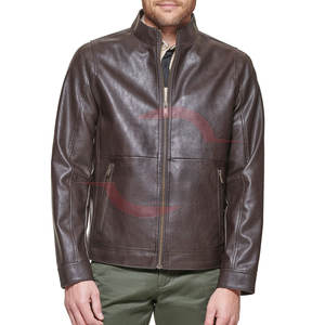 Respirant hiver chaud hommes veste en cuir tenue décontracté hommes veste en cuir à prix raisonnable - Product Image 4