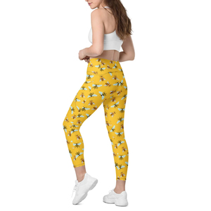เลกกิ้งออกกำลังกายเอวสูงเอวยางยืดเลกกิ้งโยคะออกกำลังกายสีพื้น - Product Image 4