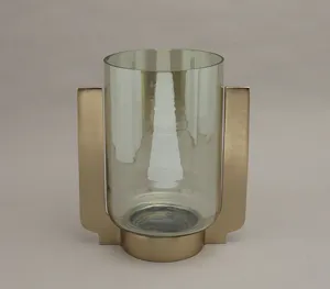 เชิงเทียนแก้วสำหรับวางกลางโต๊ะในบ้านเชิงเทียนโลหะ2024ไม่ซ้ำใครดีไซน์ล่าสุด - Product Image 4