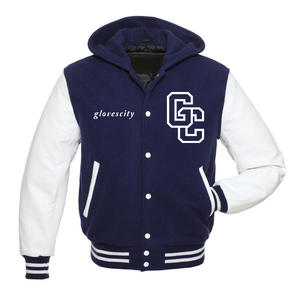 Blouson universitaire professionnel en gros avec doublure matelassée et broderie de patch en chenille de haute qualité, personnalisation de la marque, prix - Product Image 1