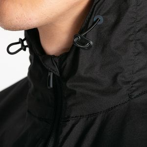 เสื้อแจ็คเก็ตฮู้ดดี้ผ้าแคนวาสแบบมีปกตั้งสำหรับผู้ชาย  สามารถสั่งทำได้ - Product Image 4