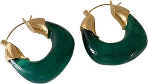 Boucles d'oreilles en résine stylées de haute qualité pour femmes avec un look artistique vibrant pour la mode indienne vente en gros - Product Image 2
