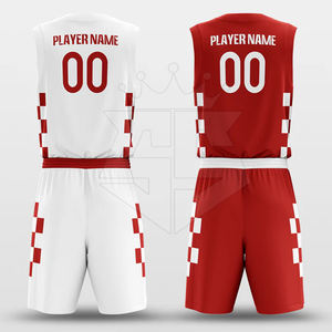 Uniforme de baloncesto sin mangas Uniforme de baloncesto de último estilo Uniforme de baloncesto reversible de nuevo diseño - Product Image 2