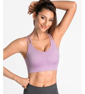 Sujetador deportivo transpirable personalizado para entrenamiento, ropa deportiva, servicios OEM, el mejor material, Sujetador deportivo de moda para mujer - Product Image 1